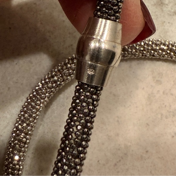 MAGNETIC SILVER BRACELET TRIO - Picture 6 of 6